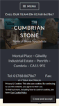 Mobile Screenshot of cumbrianstone.co.uk